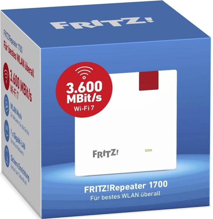 Produktbild FRITZ! Repeater 1700 International (2880 Mbit/s, 688 Mbit/s)