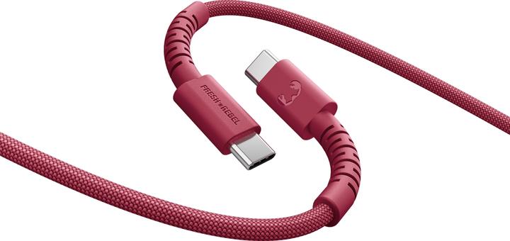 Image du produit Fresh'N Rebel Fresh 'n Rebel USB-C to USB-C Berry Red (2 m, 100 W)