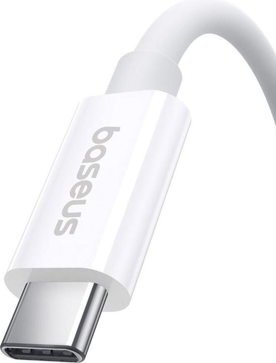 Produktbild Baseus fast Charging Cable Superior 2 USB-C to USB-C 240W, 1,8m (white) (1.80 m, 240 W)