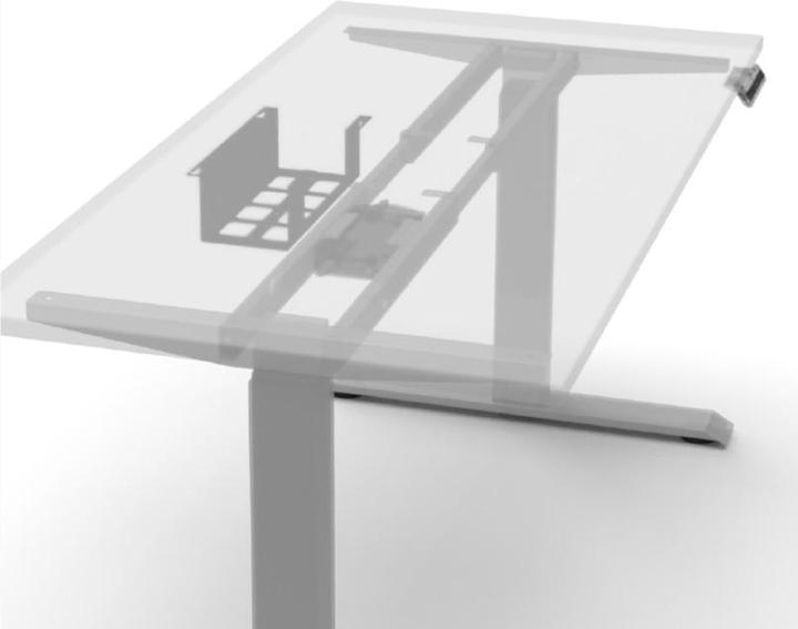 Produktbild OK-Line Kabelwanne BOXIT V Metall schwarz L.520mm B.120mm (Kabeldurchlass, 52 cm)