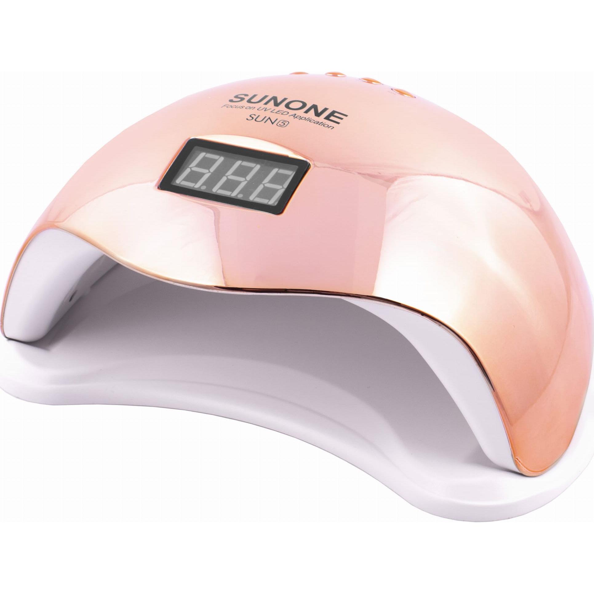 Sunne, Nagelstyling + Kunstnägel, Lampa do paznokci Sunone Lampa SUN5 48W - złota (Rose Gold)