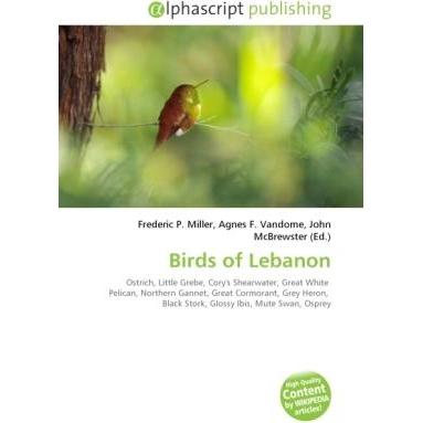 Birds of Lebanon, Fachbücher von John McBrewster, Agnes F. Vandome, Frederic P. Miller