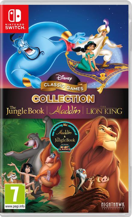 Produktbild Liquidbit Disney Classic Games Collection: Jungel Buch, Aladdin, König der Löwen (Switch, DE)
