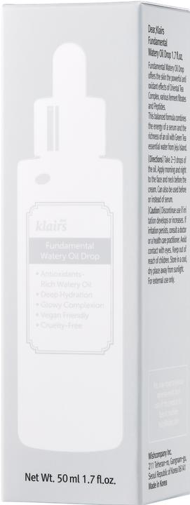 Actual product image Klairs Fundamental Watery Oil Drop (50 ml)