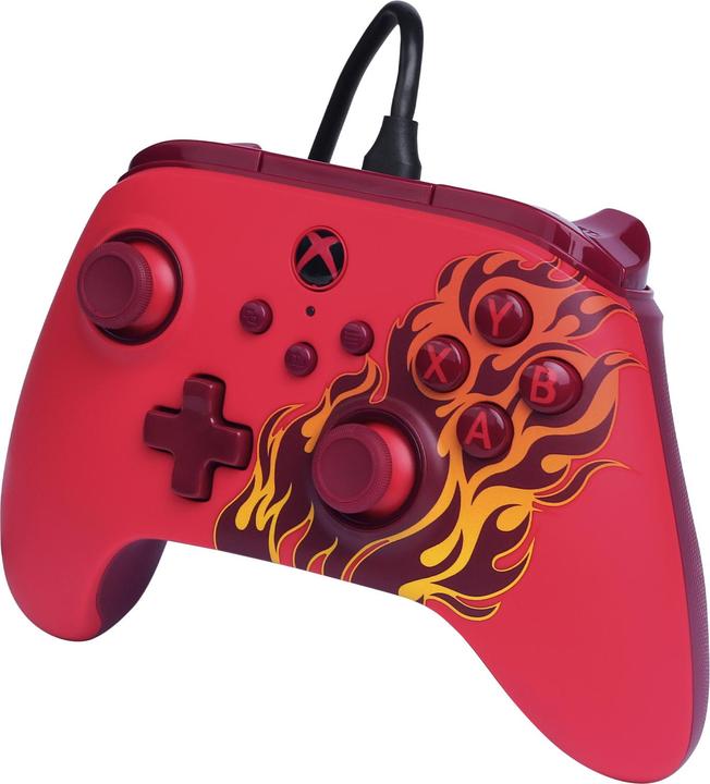 Produktbild PowerA Advantage Wired Red Blaze Controller (Rot (PC, Xbox One S, Xbox Series S, Xbox Series X)