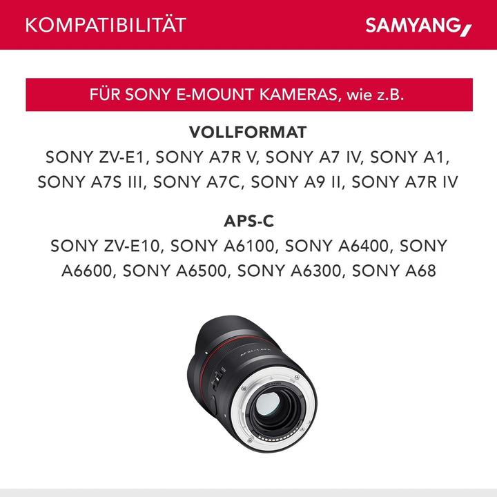 Actual product image Samyang AF 24 f/1.8 FE, Sony E (Sony E, full size)