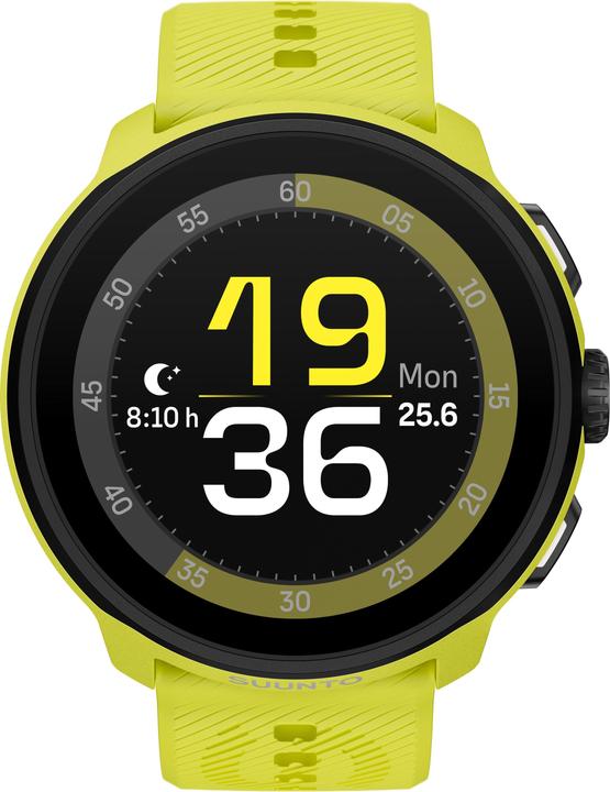 Immagine prodotto Suunto Run - Limonengelb, mit Glasfaser (46 mm, Solo WiFi)