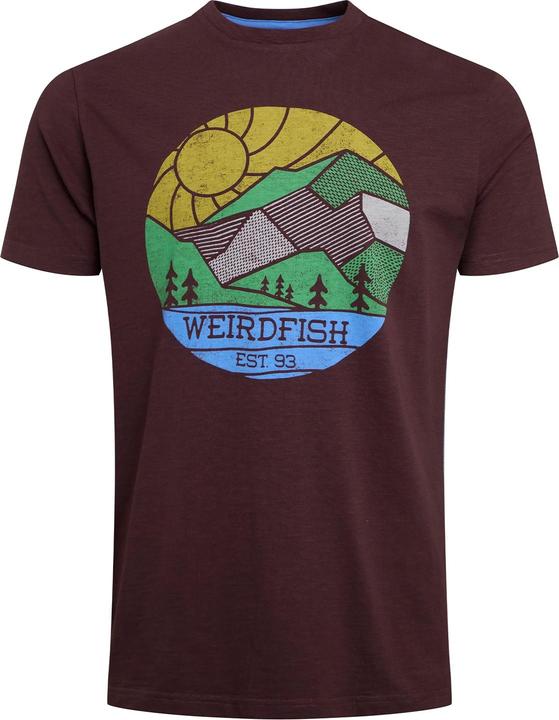 Weird Fish Foothills Maglietta Stampato Uomo (S)