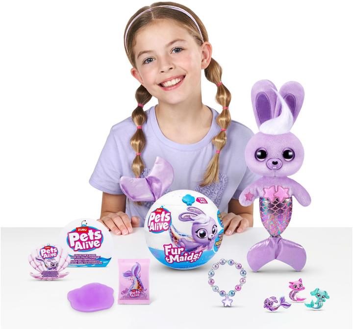 Produktbild Zuru PETS ALIVE-FURMAIDS-PLUSH,S1,SHRINK WRAP,6PC (30 cm)