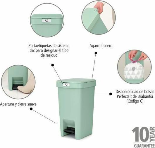 Produktbild Brabantia StepUp Bin (10 l)
