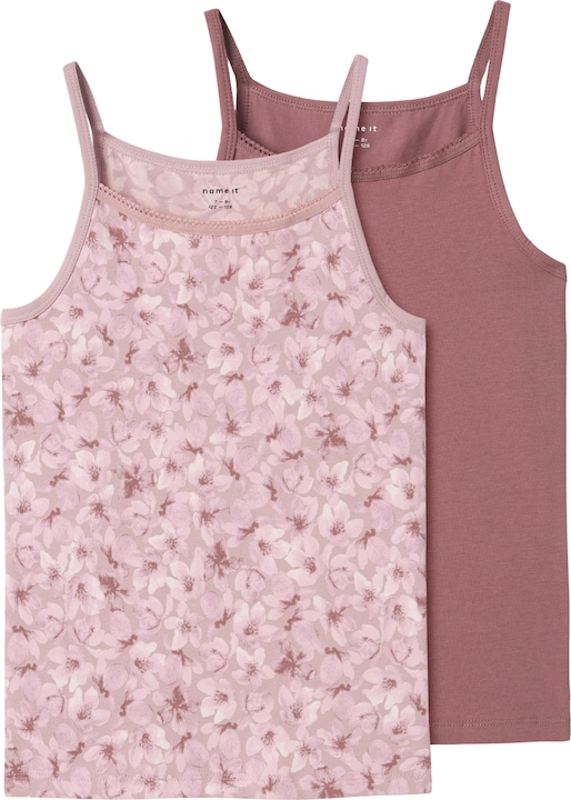 Produktbild Name it Nkfstrap Top 2p Mauve Flower Noos (134)
