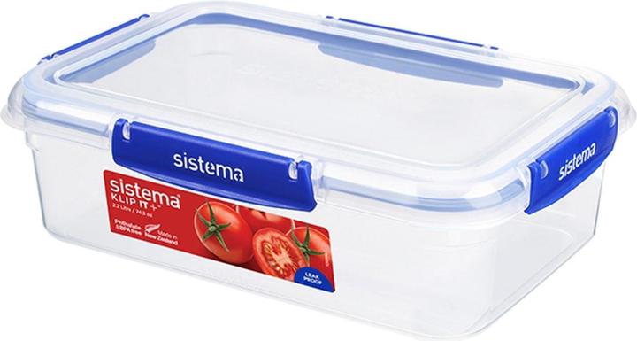 Actual product image Sistema KLIP IT PLUS food storage box 2.2 l blue (2.20 l)