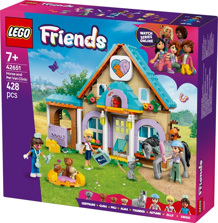 Produktbild LEGO Tierarztpraxis für Pferde und Haustiere (42651, LEGO Friends)