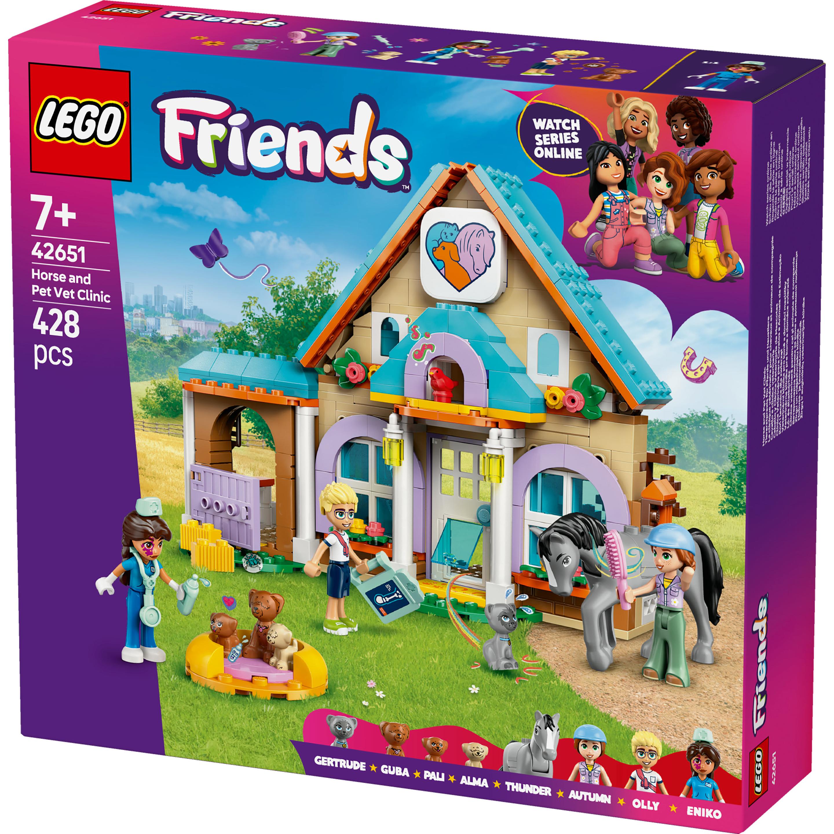 Thumbnail - LEGO Tierarztpraxis für Pferde und Haustiere (42651, LEGO Friends)