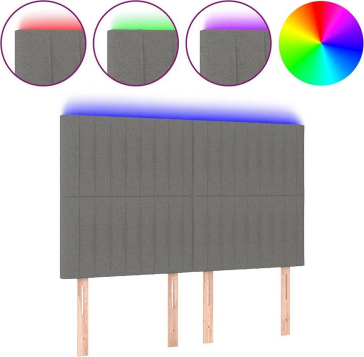 Produktbild vidaXL LED Kopfteil (144 x 5 x 128 cm)