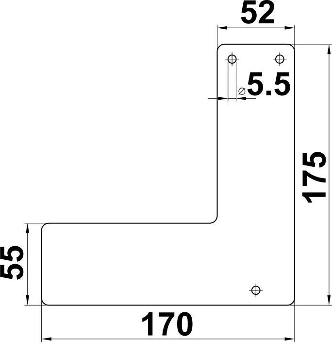 Immagine prodotto MSL Piastra di montaggio per il controller EH Exit