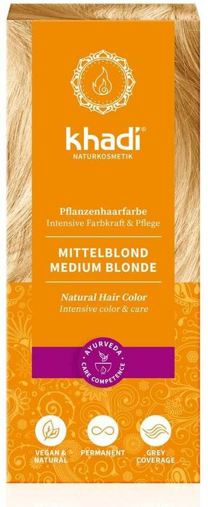 Actual product image Khadi Plant Colour (Medium blonde)