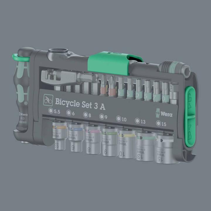 Produktbild Wera Bicycle Set 3 A (TX20x25, TX30x25, TORX25X25, PH2X 25mm, 4.0x25, TX10x25, T27x25mm, 851/1 Z PH: 1 x PH 1x25, TX15x25)