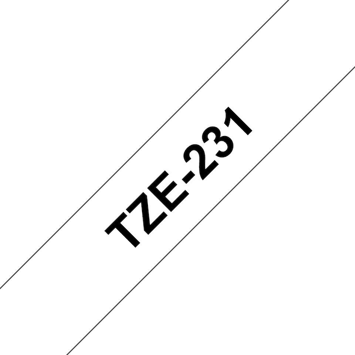 Immagine prodotto Brother TZe-231 (1.20 cm, Nero, Bianco)