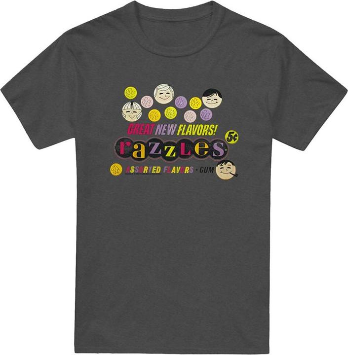 Produktbild Double Bubble Razzles Retro Box TShirt meliert (M)