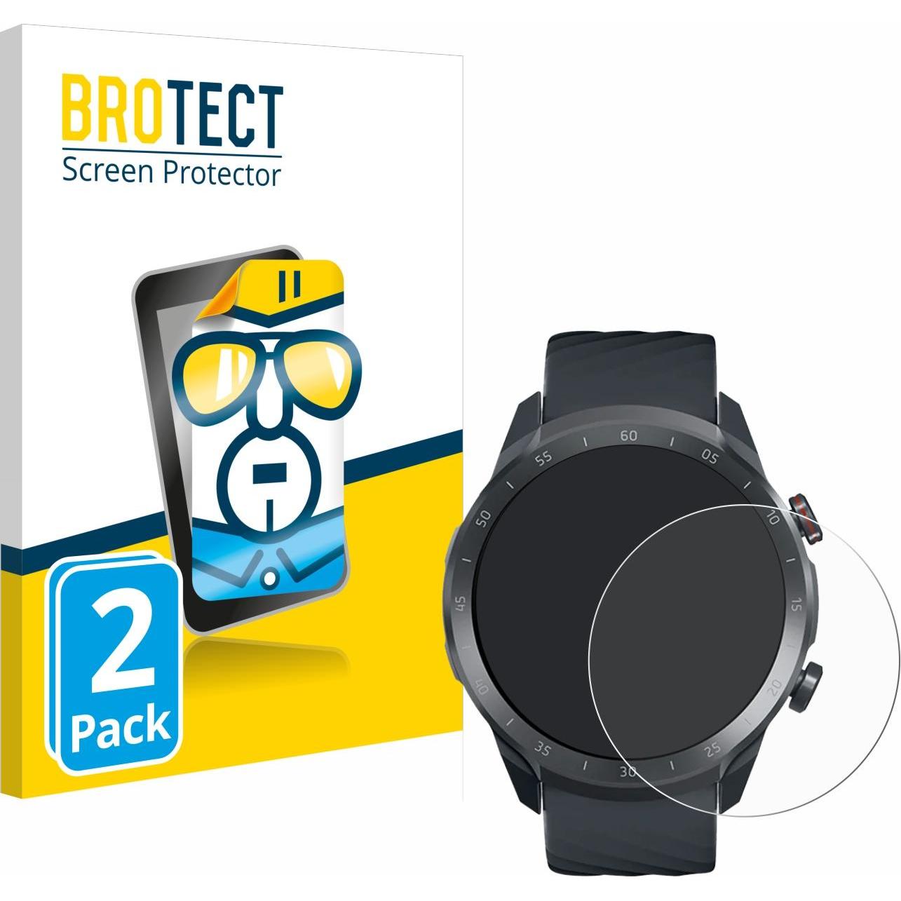 BROTECT Schutzfolie Displayschutz Displayschutzfolie Folie Klar Transparent, Smartwatch Schutzfolie, Transparent