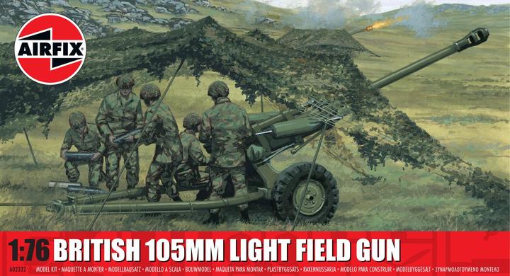 Actual product image Airfix British 105mm Light Field Gun