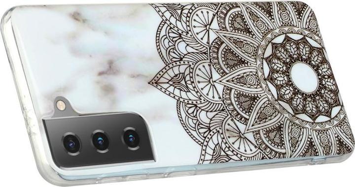 Produktbild Cover-Discount Galaxy S21+ - Softes Silikon Gummi Case Marbel Mandala (Samsung Galaxy S21+)