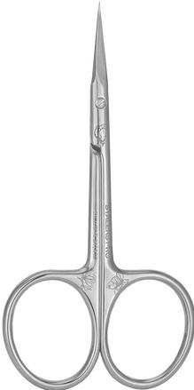 Image du produit Staleks Cuticle scissors with a curved tip Exclusive 21 Type 2 Magnolia (Ciseaux à cuticules professionnels)