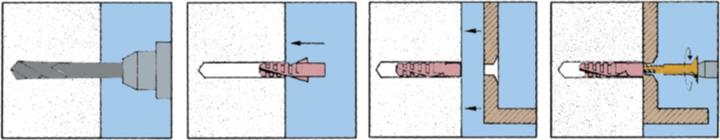 Produktbild Delta Spiraldübel (100 Stk.)