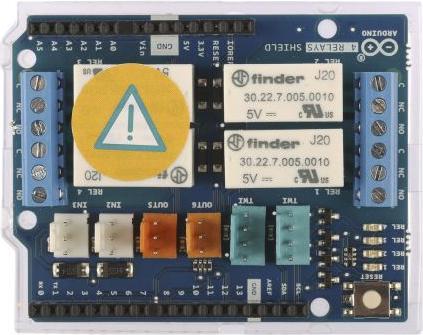 Actual product image Arduino 4 Relays Shield