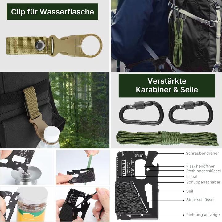 Produktbild Hermex 17in1 Survival-Kit (17 Funktionen)