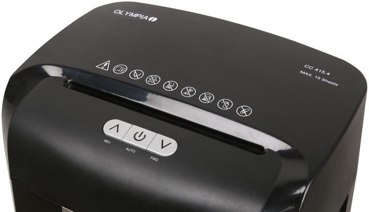 Actual product image Olympia Shredder CC 415.4 black (Particle cut)