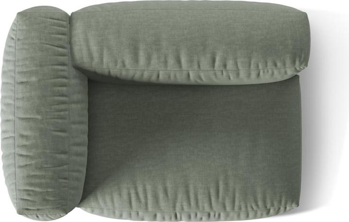 Image du produit Micadoni Chauffeuse Gauche, "Martina", 1 Place, 121x106x75 Fabriqué en Europe (1 place, Canapé modulaire)