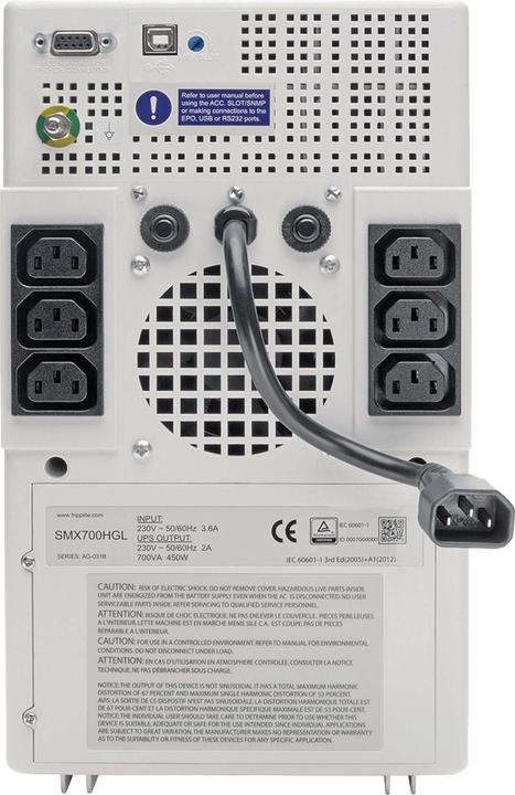 Actual product image Eaton Tripp Lite Series SMX1200XLHGL (750 W, Line-interactive UPS)