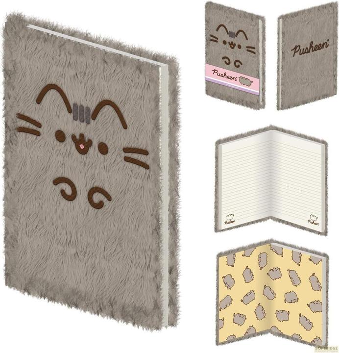 Actual product image Pyramid Pusheen Notebook A5: Plush Pusheen (A5, Hardcover)