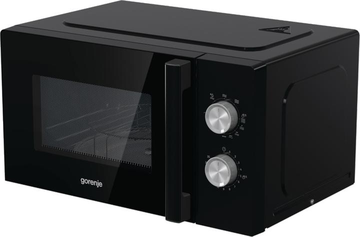 Produktbild Gorenje MO20E2BH Microwave Oven, Free Standing, Capacity 20 L, Power 800 W, No Ddisplay, Black (20 l)