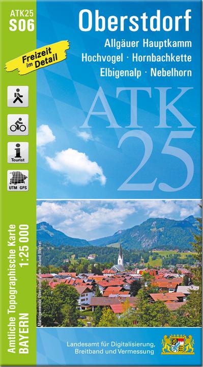 Actual product image ATK25-S06 Oberstdorf (Amtl.Top.Kte