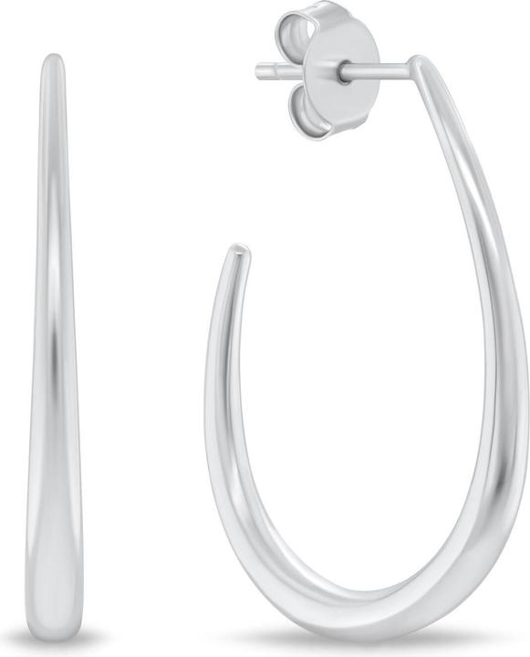 Immagine prodotto Brilio Silver - Bold silver oval earrings EA1146W (Argento)