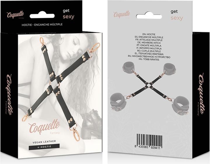 Actual product image Coquette Chic Desire Fantasy Vegan Leather Hog Tie