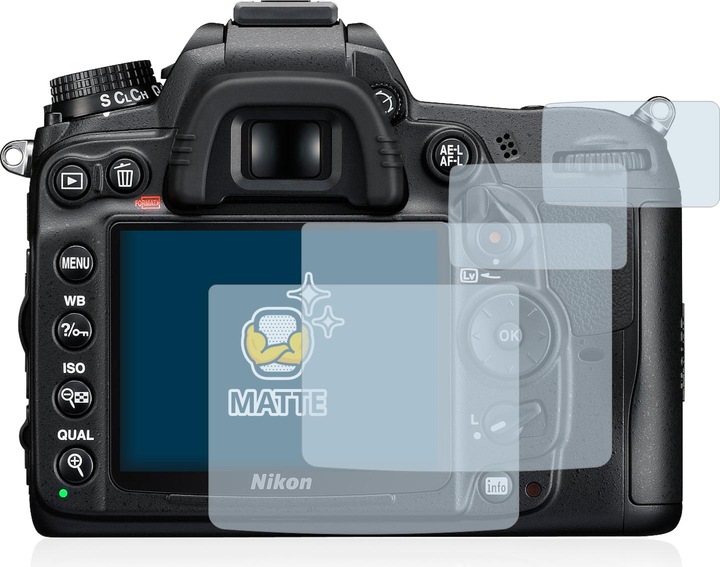 Produktbild BROTECT Entspiegelungs-Schutzfolie Displayschutz Matt (Displayschutz, D7000)