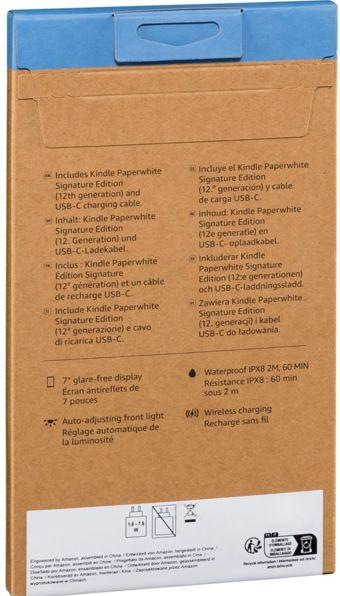 Immagine prodotto Amazon Kindle Paperwhite Sign. Ed. (32GB) (7", 32 GB, Lampone)