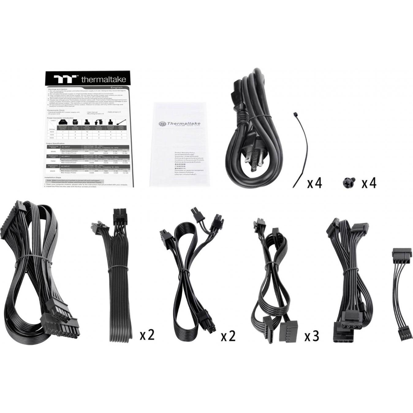 Thumbnail - Thermaltake Toughpower PF1 (750 W), PC Netzteil, Schwarz