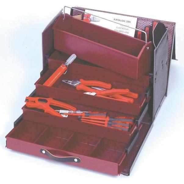 Cimco, Cassetta degli attrezzi, Zaino porta attrezzi con numerosi 170410