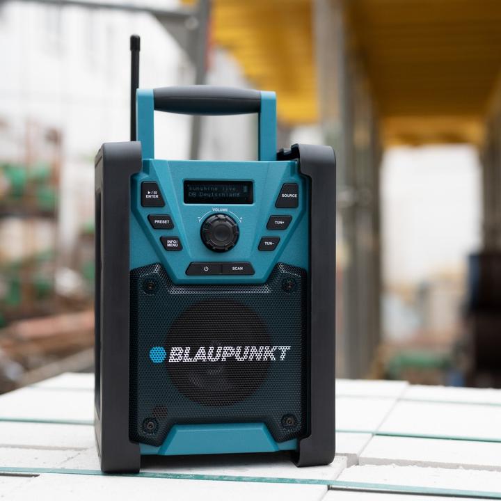 Produktbild Blaupunkt Baustellenradio mit DAB+ und Bluetooth | BSR 200 (DAB+, FM, Bluetooth)