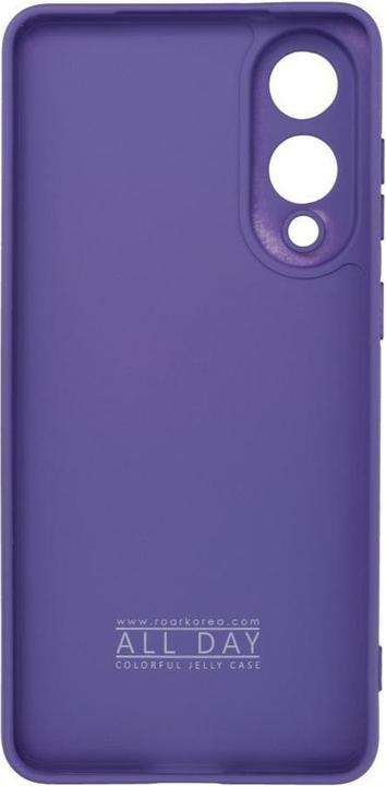 Actual product image Roar Back panel cover case COLORFUL JELLY for SAMSUNG S25 Edge purple (Samsung Galaxy S25 Edge)