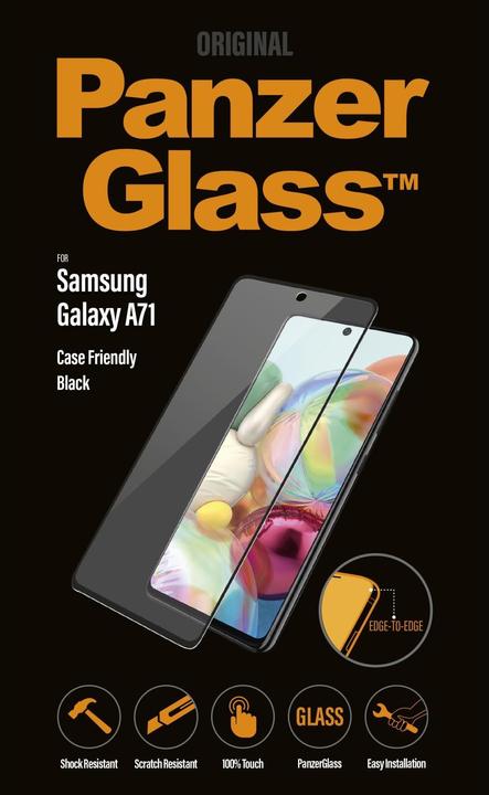 Produktbild PanzerGlass Edge to Edge (1 Stück, Samsung Galaxy A71)