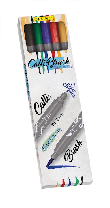 Immagine prodotto Online Callibrush Handlettering confezione da 5 (Multicolore, 5 x)