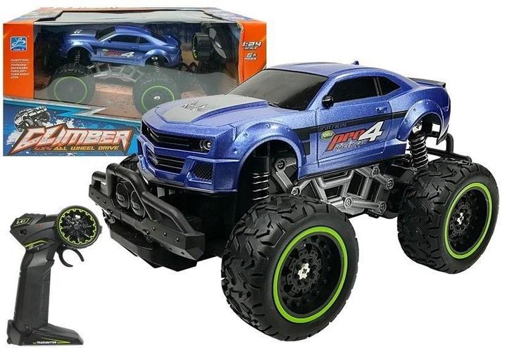 Image du produit Lean Toys Voiture télécommandée R/C 6,5 km/h bleu