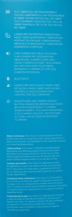 Image du produit Amazon Echo Show 15 (Amazon Alexa)