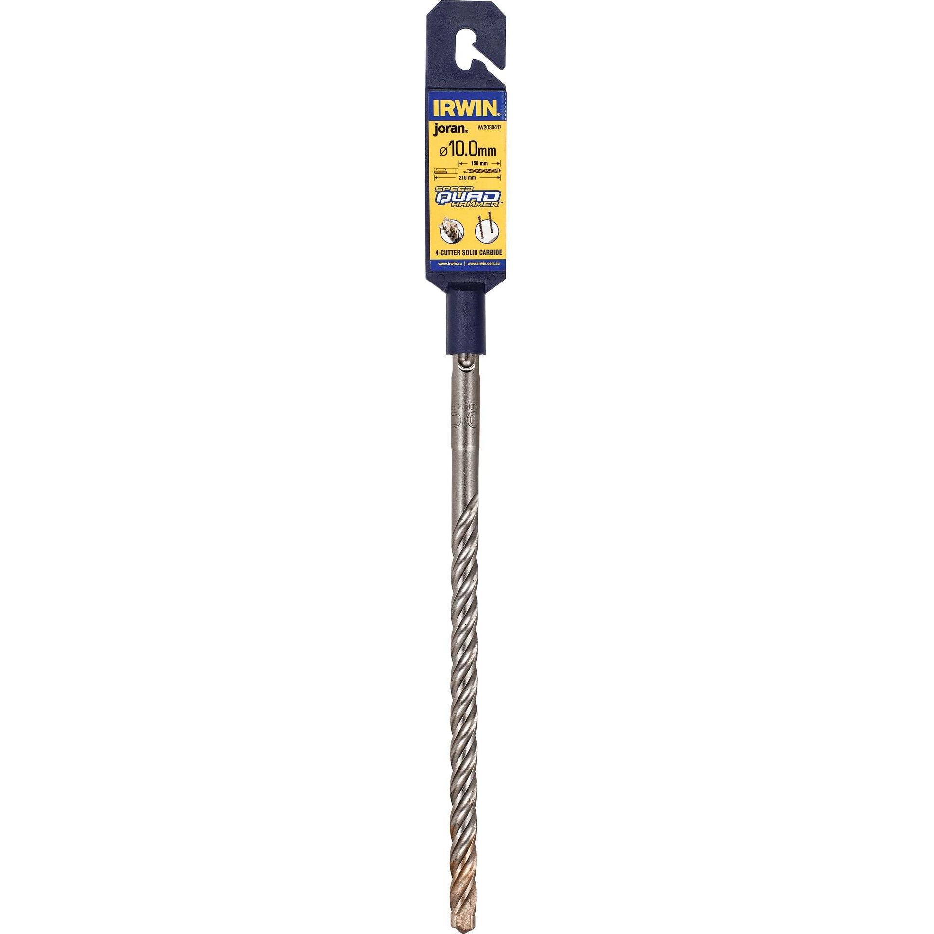 Thumbnail - Irwin, Bohrereinsatz, Drill SPEEDHAMMER PLUS SDS QUAD 10x150 / 210 mm (10 Millimeter)